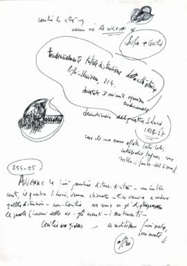 Camicia contenente materiale a stampa, locandine e manifesti, pieghevoli, programmi, inviti e articoli di giornale in originale e fotocopia