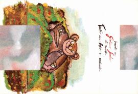 Camicia contenente materiale a stampa, locandine, programmi, inviti, cartoline promozionali e lettere sulle varie edizioni di Teatro con bosco ed animali