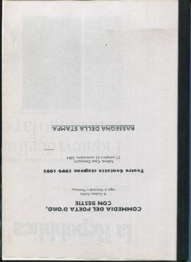 Commedia del Poeta d’oro a Udine