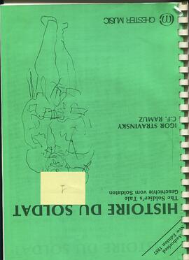 Igor Stravinsky, C.F. Ramuz, _Histoire du Soldat