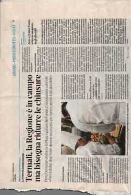 Camicia con all'interno un articolo di giornale (2019)