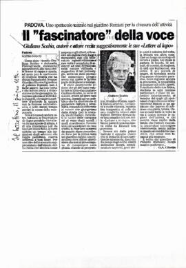 Camicia con rassegna stampa in originale e fotocopia