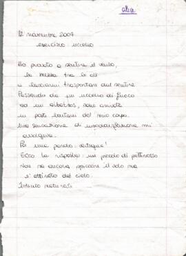 «LA SCUOLA DI BOLOGNA // SENTIERO INTRNO DI BOSCO E BESTIE 2004/2005»