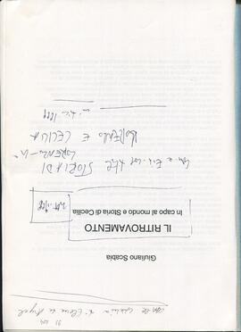 Giuliano Scabia, Il ritrovamento. In capo al mondo e Storia di Cecilia