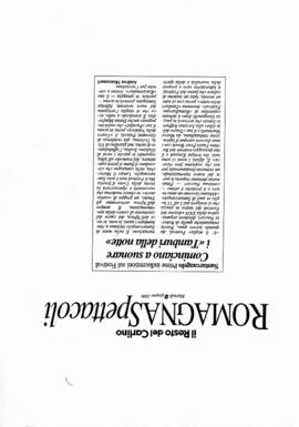 «RASSEGNA STAMPA SANTARCANGELO // 1999»
