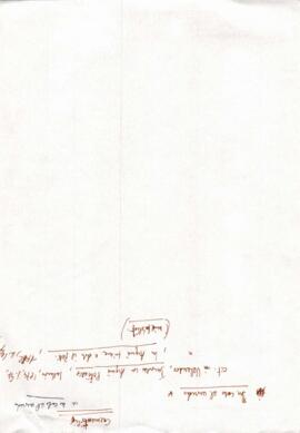 Camicia contenente fogli sciolti ms