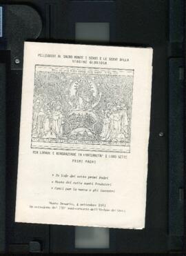 Cartella contenente fogli sciolti ms., fascicoli ciclostilati, pubblicazione e materiali a stampa, manifesti, articoli di giornale.