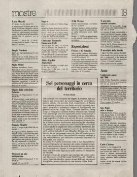 Camicia con all'interno articoli di giornale
